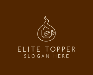 Hot Coffee Cafe  logo design