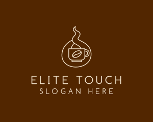 Hot Coffee Cafe  logo design