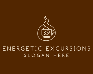 Hot Coffee Cafe  logo design