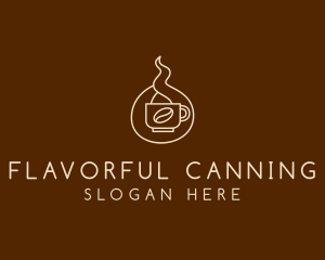 Hot Coffee Cafe  logo design