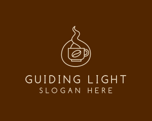 Hot Coffee Cafe  logo design