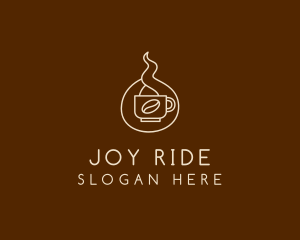 Hot Coffee Cafe  logo design