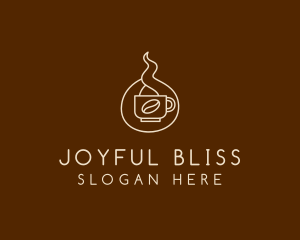 Hot Coffee Cafe  logo design