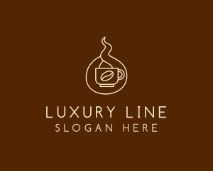 Hot Coffee Cafe  logo design