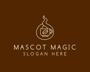 Hot Coffee Cafe  logo design