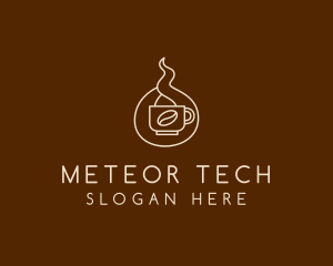 Hot Coffee Cafe  logo design