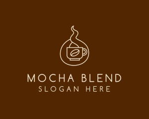 Hot Coffee Cafe  logo design