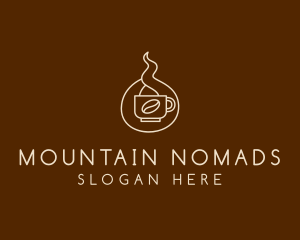 Hot Coffee Cafe  logo design