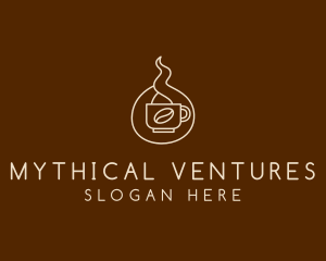 Hot Coffee Cafe  logo design