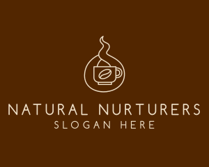 Hot Coffee Cafe  logo design