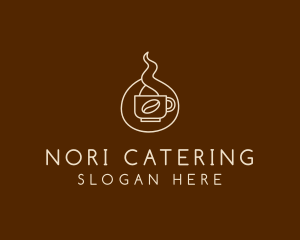 Hot Coffee Cafe  logo design