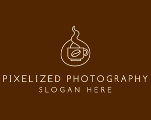 Hot Coffee Cafe  logo design