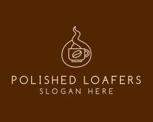 Hot Coffee Cafe  logo design