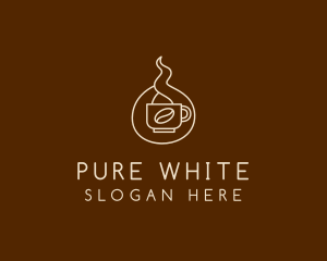 Hot Coffee Cafe  logo design