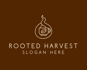 Hot Coffee Cafe  logo design