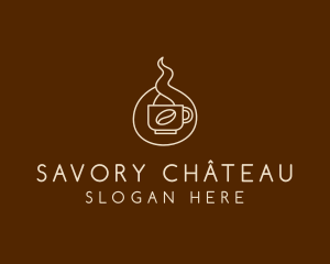 Hot Coffee Cafe  logo design