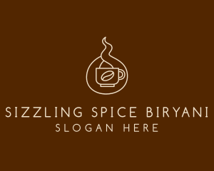 Hot Coffee Cafe  logo design