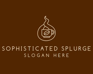 Hot Coffee Cafe  logo design