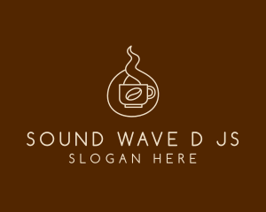 Hot Coffee Cafe  logo design