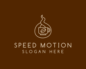 Hot Coffee Cafe  logo design