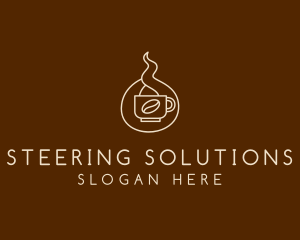 Hot Coffee Cafe  logo design