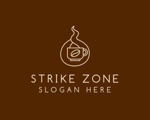 Hot Coffee Cafe  logo design