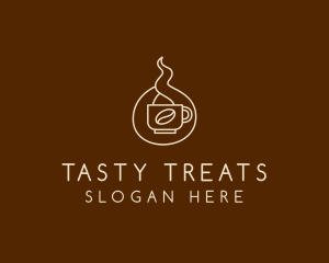 Hot Coffee Cafe  logo design