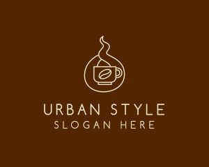 Hot Coffee Cafe  logo design