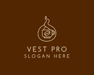 Hot Coffee Cafe  logo design