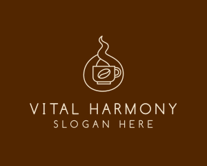 Hot Coffee Cafe  logo design