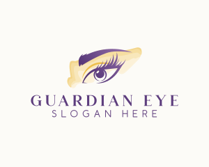 Cosmetics Eye Eyelashes logo design