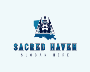 Louisiana Architectural Cathedral  logo design