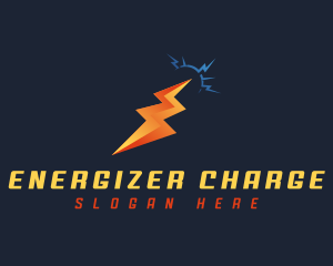 Lightning Electric Current logo design