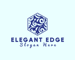 Hexagon Ceramic Tile logo design
