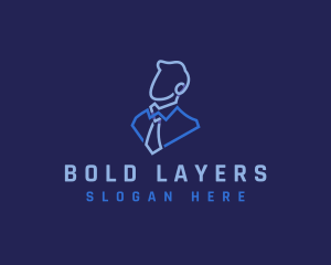 Professional Businessman Employee logo design