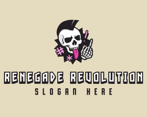 Skull Rebel Punk logo