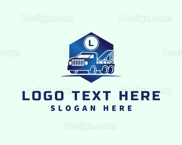 Tow Truck Vehicle Logo