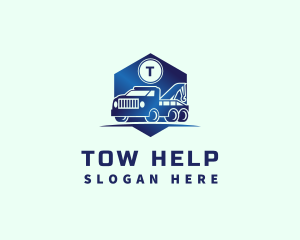 Tow Truck Vehicle logo