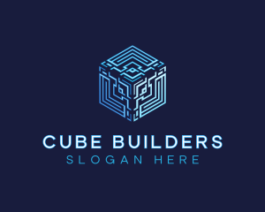 Technology Cube Startup logo design