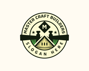 Hammer Carpentry Builder logo design