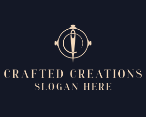 Luxury Needle Tailoring logo design