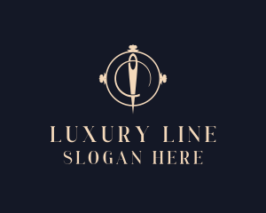 Luxury Needle Tailoring logo design