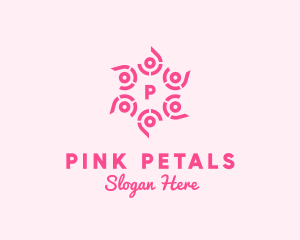 Decorative Flower Cosmetics Salon logo design