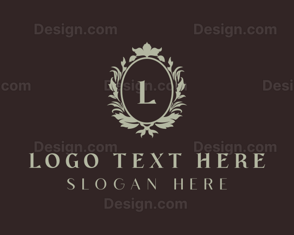 Organic Wreath Frame Logo