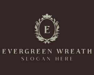 Organic Wreath Frame  logo design