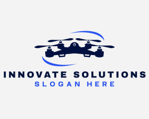 Drone Aerial Flight Photography Logo