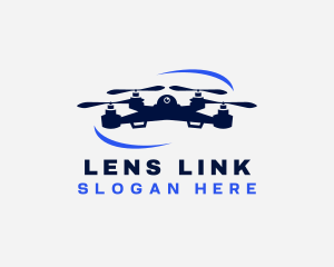 Drone Aerial Flight Photography logo design