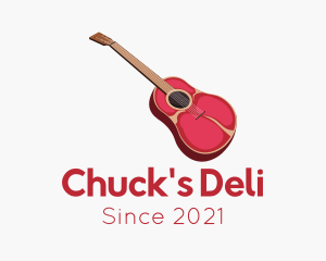 Musical Meat Guitar logo design