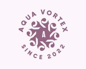 Ornate Decor Vortex logo design
