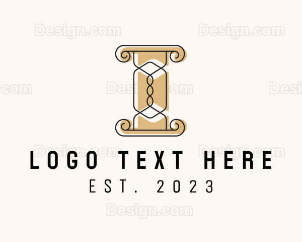 Elegant Ornate Pillar Logo